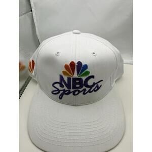 Vtg 90s NBC Sports Specialities Baseball Cap Snapback Peacock Embroidered Nwot